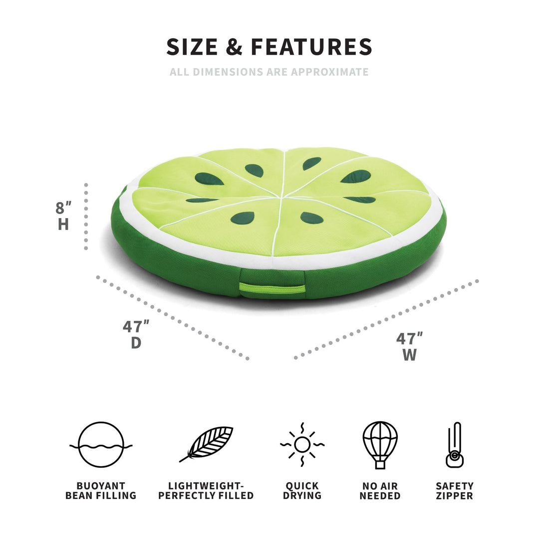 Fruit Slice Large lime pool float dimensions #style_lime