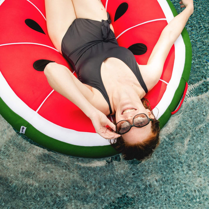 Fruit Slice Large watermelon pool float lady floating #style_watermelon