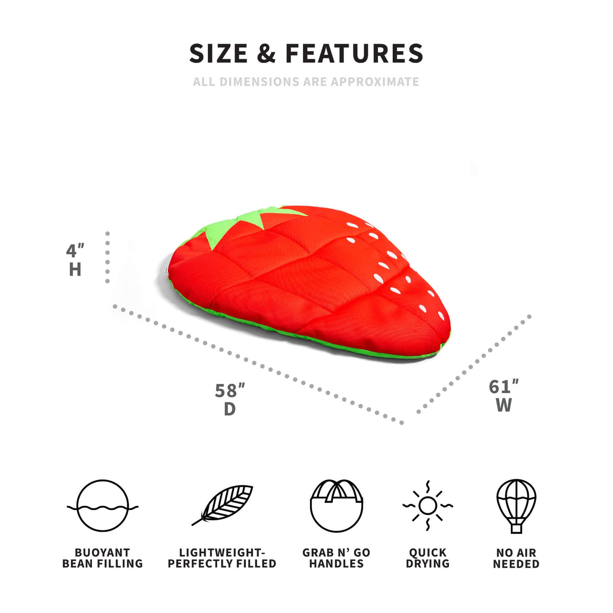 #style_strawberry pool float strawberry dimensions #style_strawberry