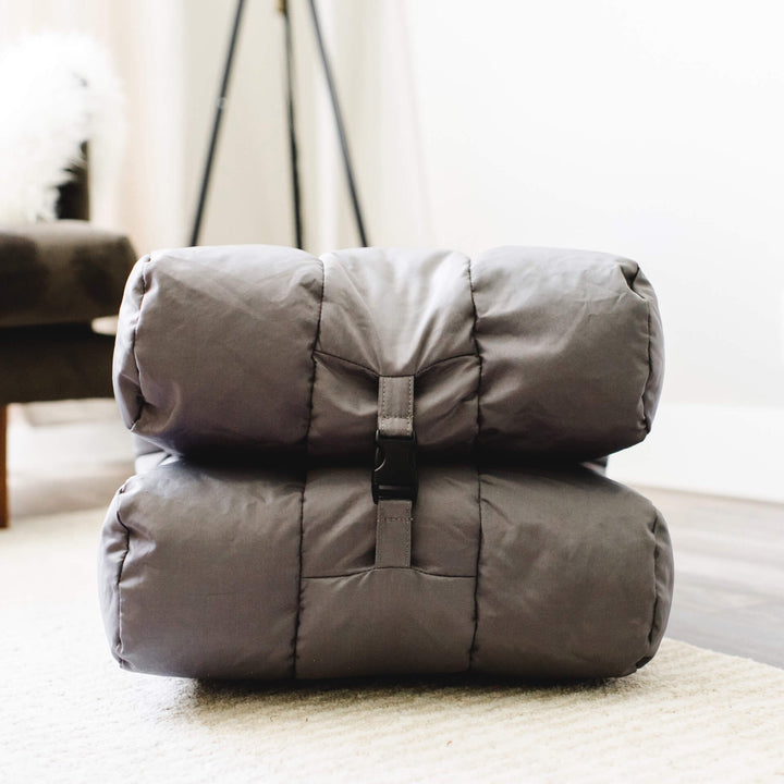 Portable beanbag chair #color_steel-gray-smartmax