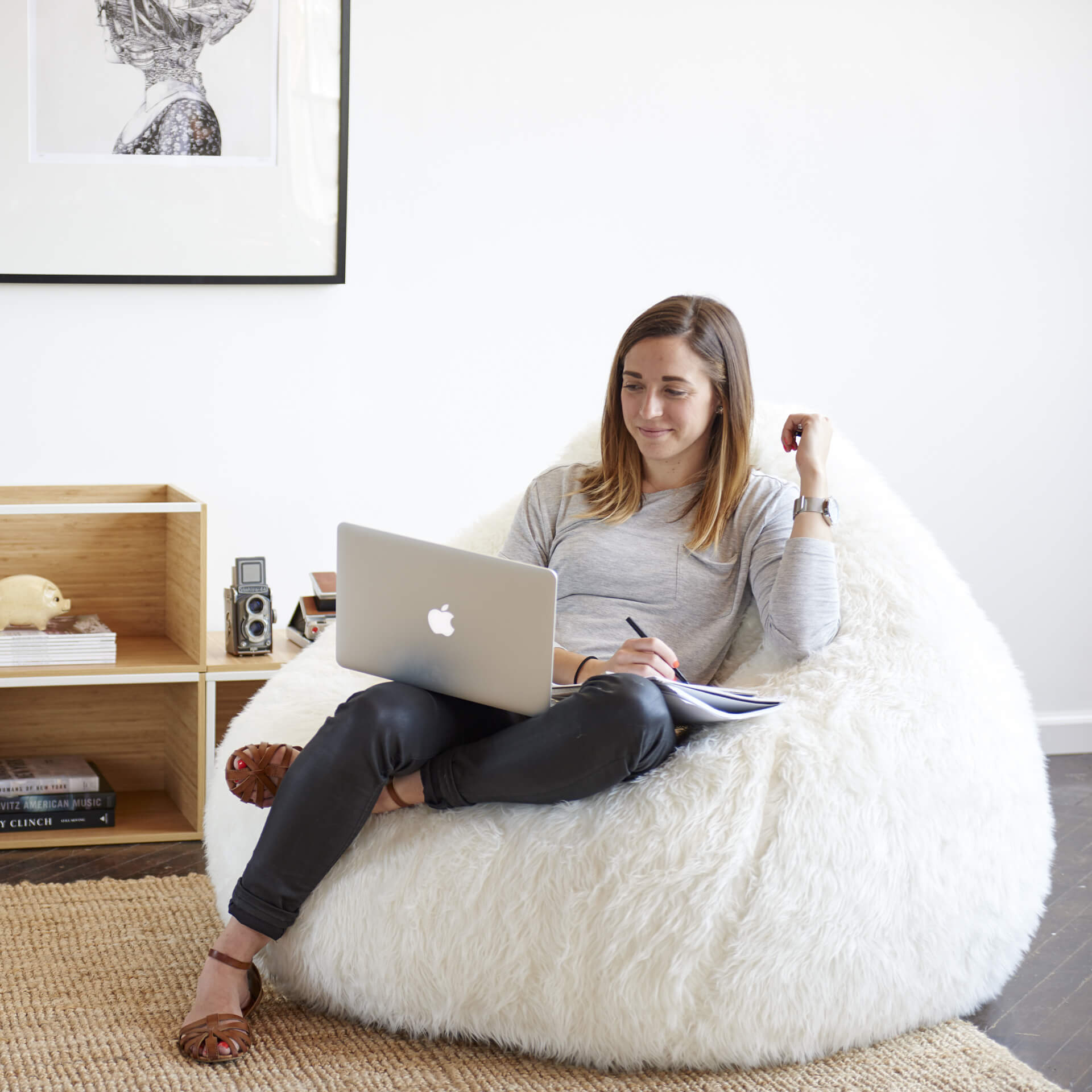 Big Joe Teardrop Bean Bag Chair