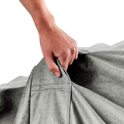 Fuf media lounger gray carry handle 
